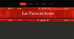 Desktop Screenshot of lestrucsenscope.com